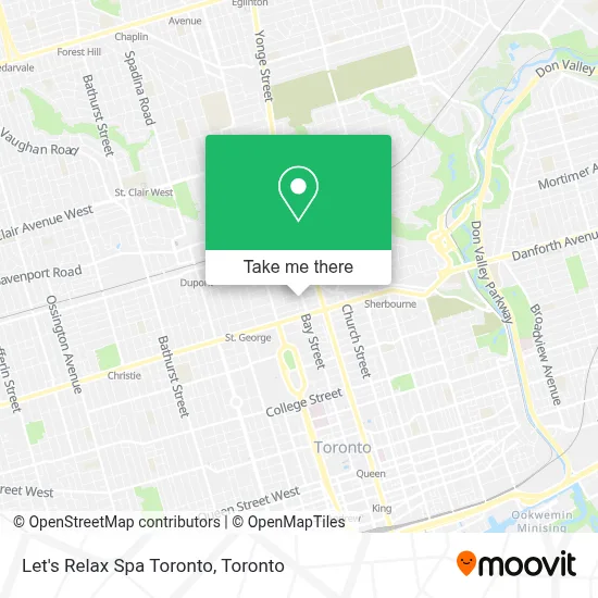 Let's Relax Spa Toronto map
