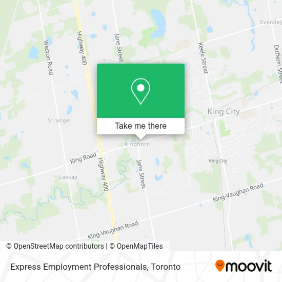 Express Employment Professionals map