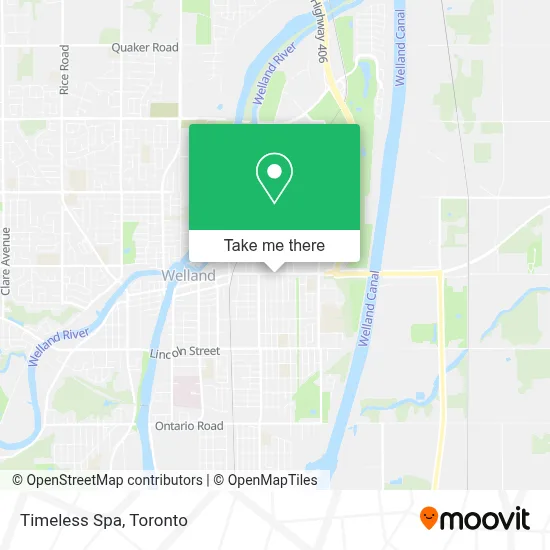 Timeless Spa map