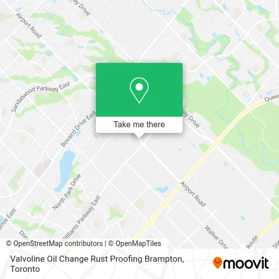 Valvoline Oil Change Rust Proofing Brampton map