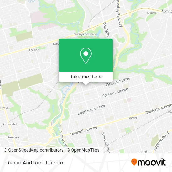 Repair And Run map