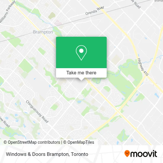 Windows & Doors Brampton map