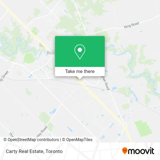 Carty Real Estate map