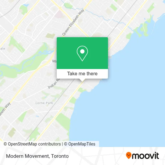 Modern Movement map
