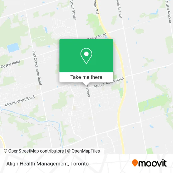 Align Health Management map