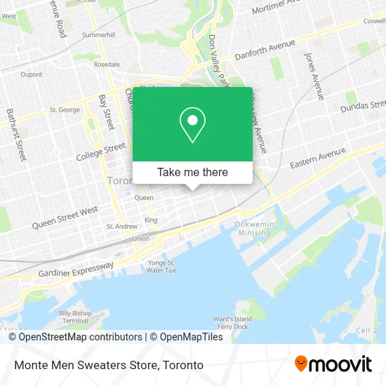 Monte Men Sweaters Store map