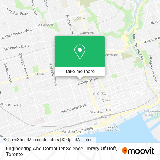 Engineering And Computer Science Library Of Uoft map