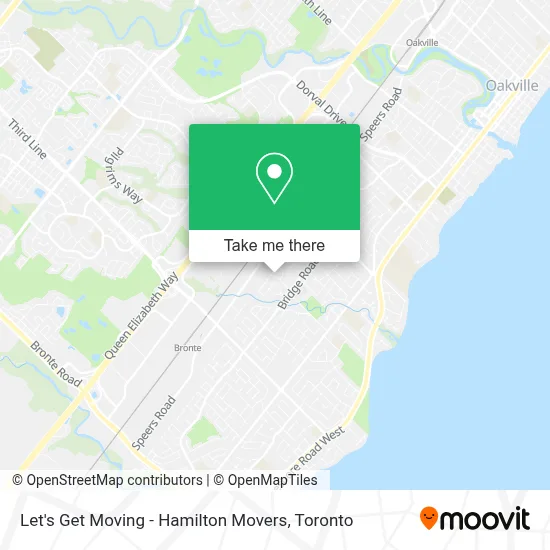 Let's Get Moving - Hamilton Movers map