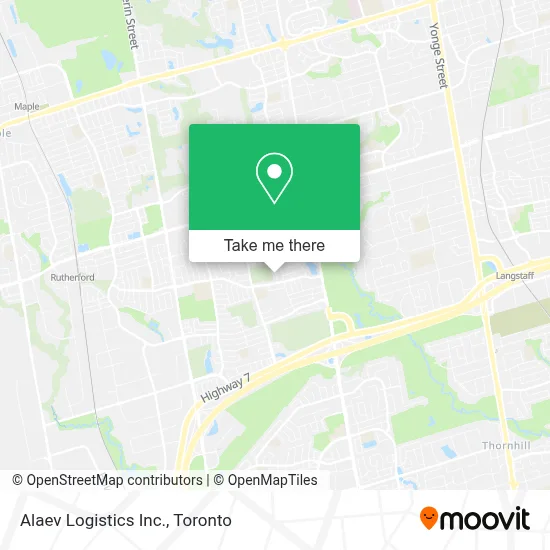 Alaev Logistics Inc. map