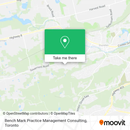 Bench Mark Practice Management Consulting map