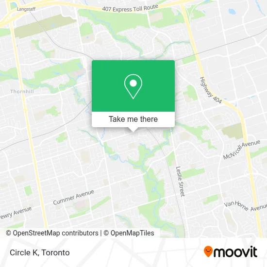 Circle K map