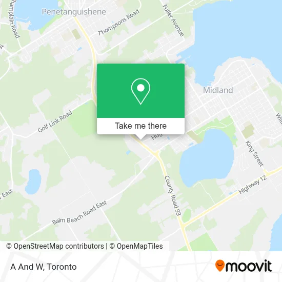 A And W map
