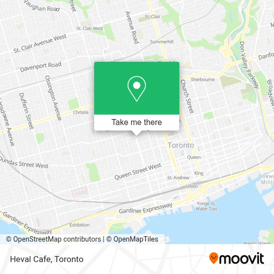Heval Cafe map