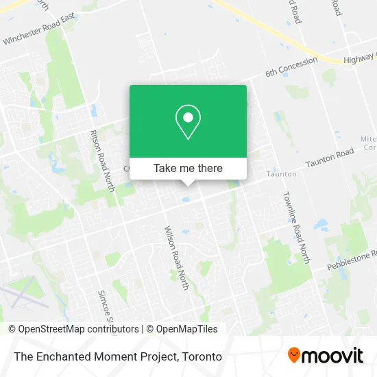 The Enchanted Moment Project map