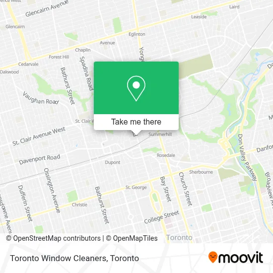 Toronto Window Cleaners map
