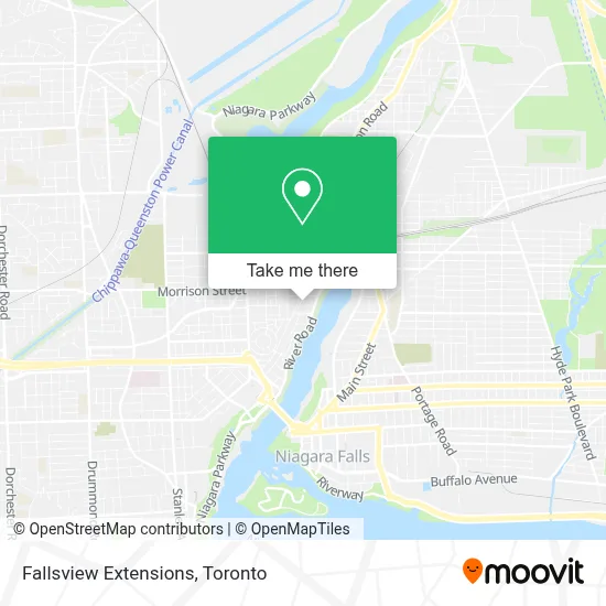 Fallsview Extensions map