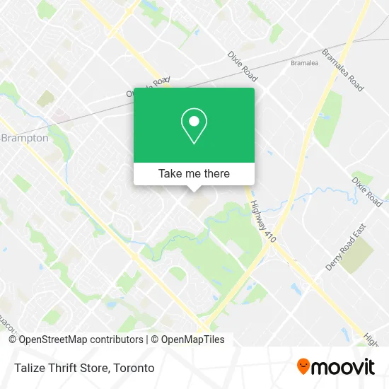 Talize Thrift Store map