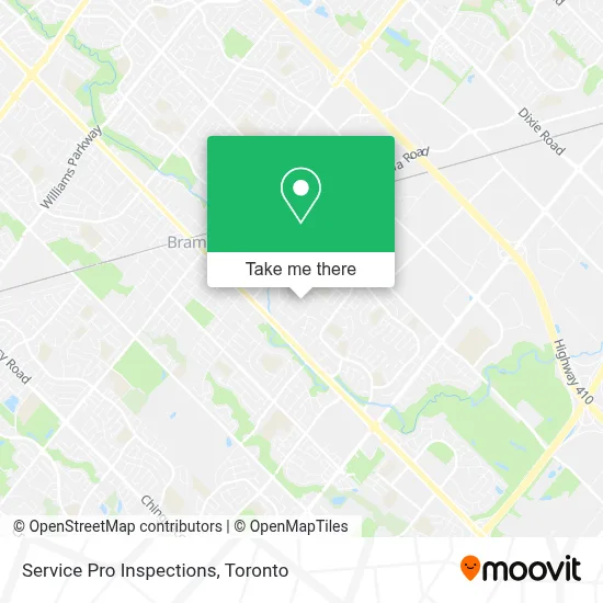 Service Pro Inspections map