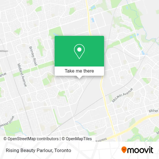 Rising Beauty Parlour map