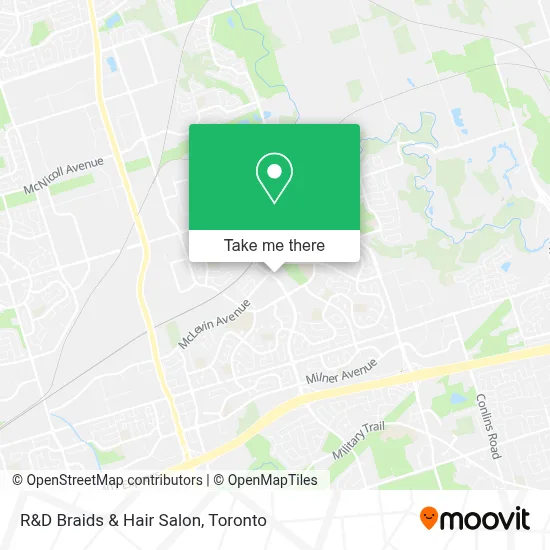 R&D Braids & Hair Salon map
