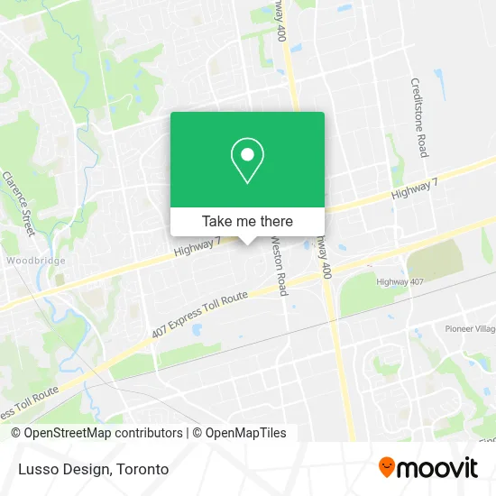 Lusso Design map
