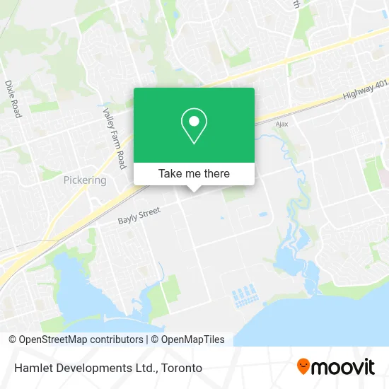 Hamlet Developments Ltd. map