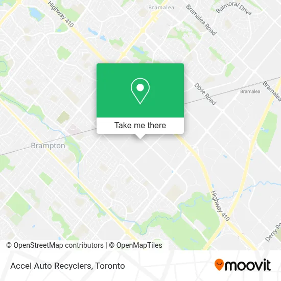 Accel Auto Recyclers map