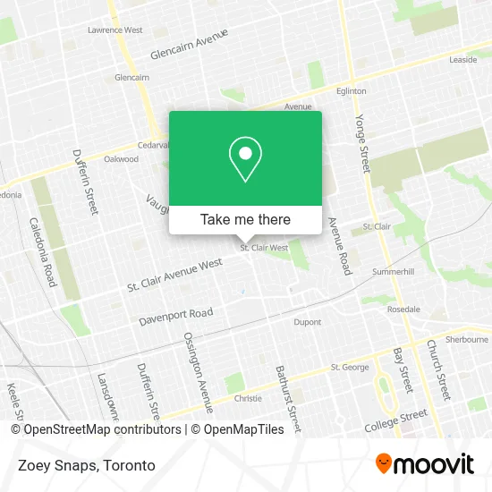Zoey Snaps map