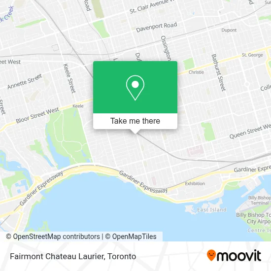 Fairmont Chateau Laurier map
