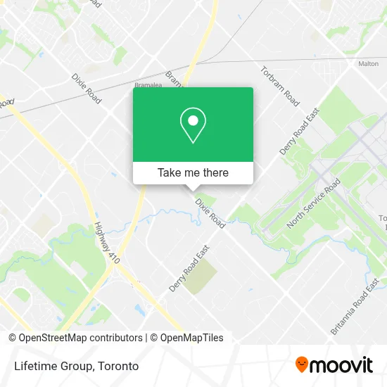 Lifetime Group map