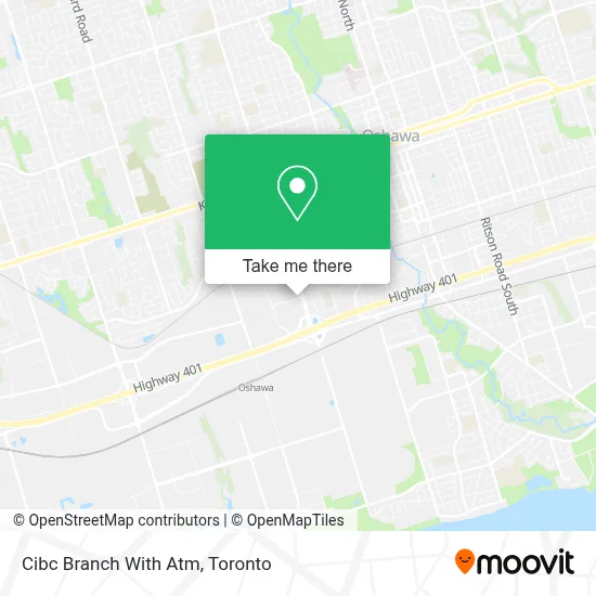 Cibc Branch With Atm map