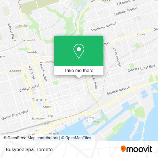 Busybee Spa map