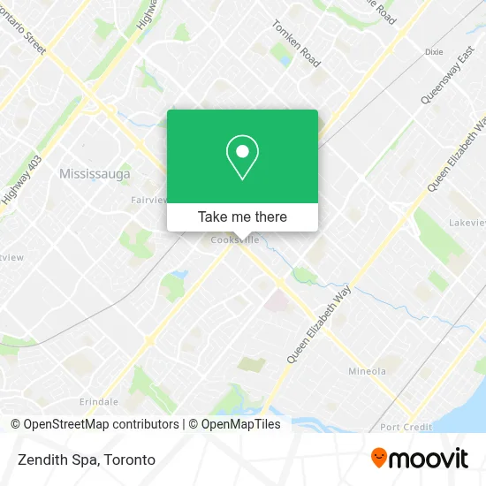 Zendith Spa map