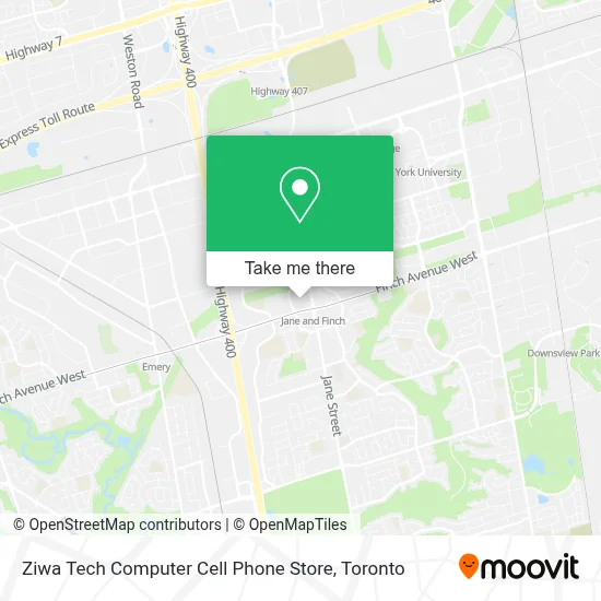 Ziwa Tech Computer Cell Phone Store map