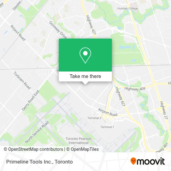 Primeline Tools Inc. map