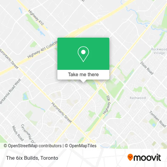 The 6ix Builds map