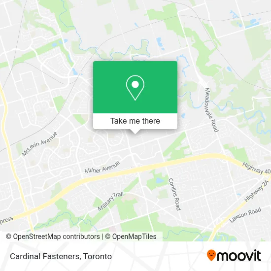 Cardinal Fasteners map