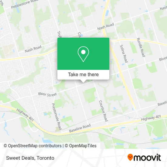 Sweet Deals map