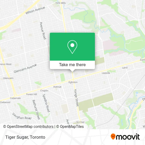 Tiger Sugar map