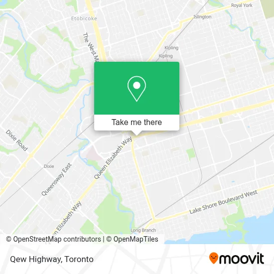 Qew Highway map