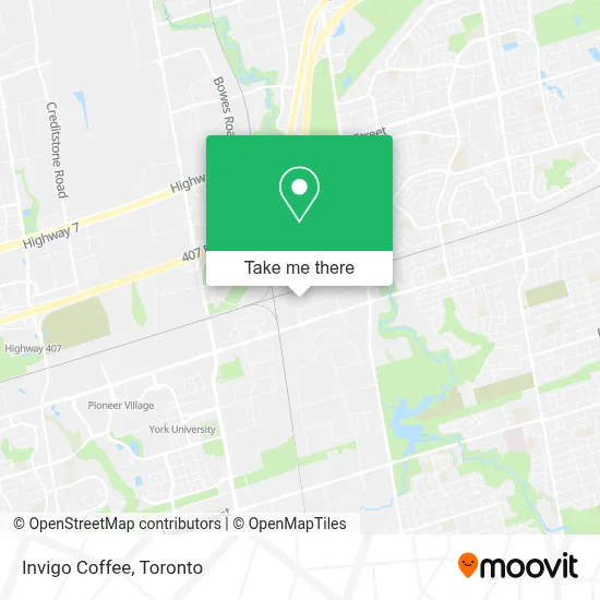 Invigo Coffee map