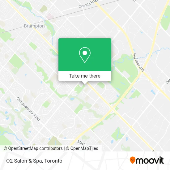 O2 Salon & Spa plan