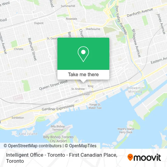 Intelligent Office - Toronto - First Canadian Place map