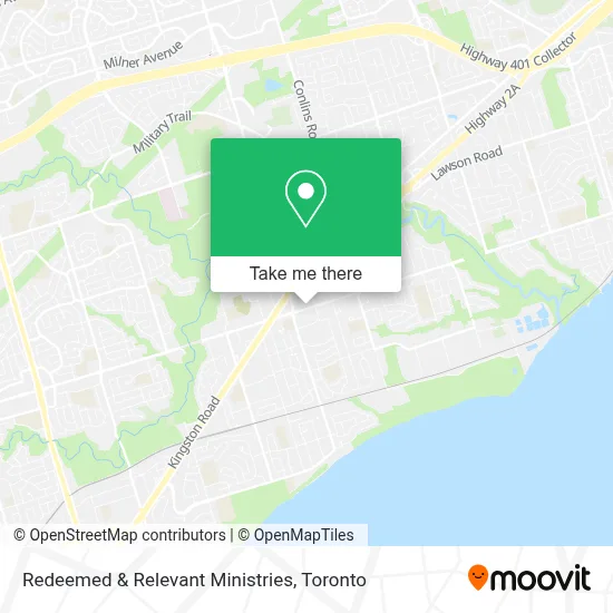 Redeemed & Relevant Ministries map