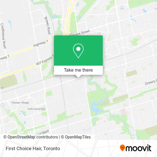 First Choice Hair map