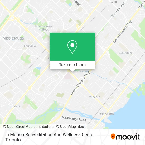 In Motion Rehabilitation And Wellness Center map