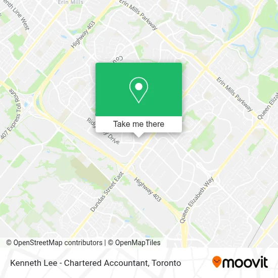Kenneth Lee - Chartered Accountant map