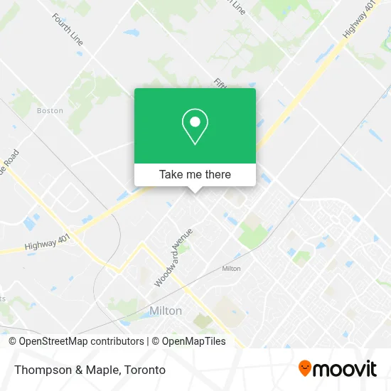 Thompson & Maple map