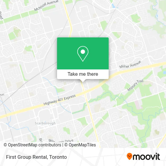 First Group Rental map