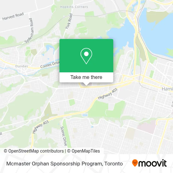Mcmaster Orphan Sponsorship Program map